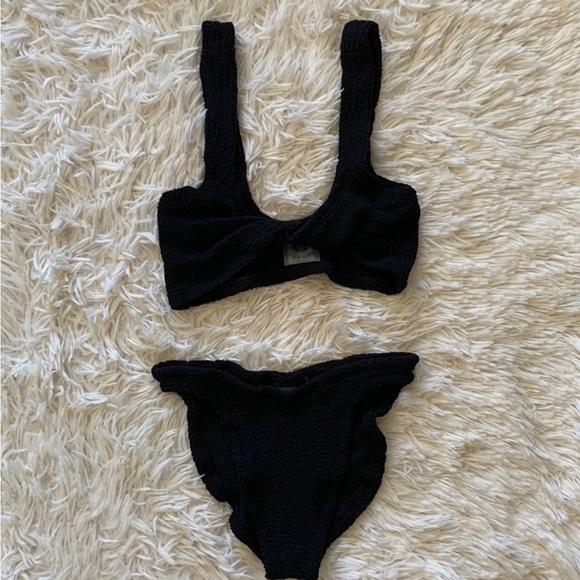 SALE New Hunza g Juno bikini set in black one size - Picture 2 of 8